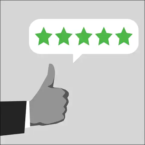 Illustration of a five-star rating