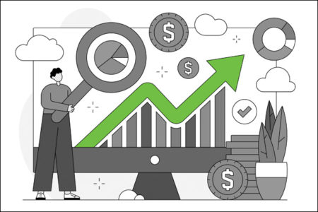 Graphic of financial services mechanism